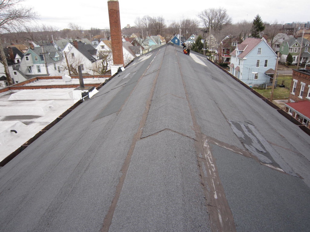 This Cleveland roof was in need of repair.